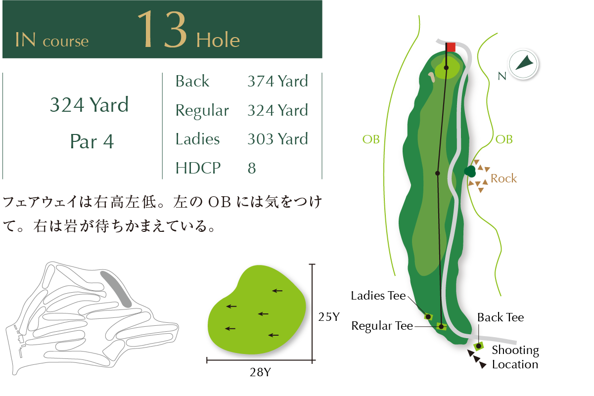 Out course Hole 13